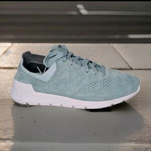 New Balance Made In USA 1978 Turquoise Storm Blue Suede Shoes Mens 7 ML1978EC